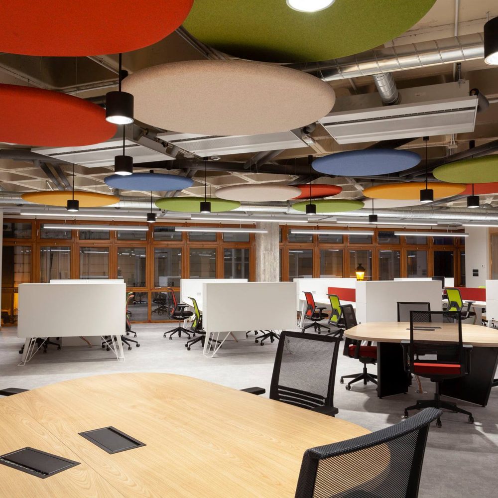 ABSOTEC - ISLAS ACUSTICAS TAPIZADAS